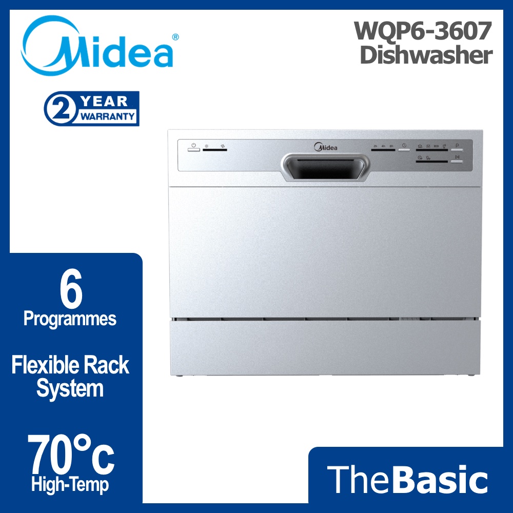 MIDEA Table Top Dishwasher (WQP63607 , WQP63607) Shopee Malaysia