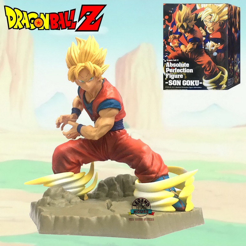 Dragon Ball Z Absolute Perfection Figure Goku Super Saiyan Anime PVC Action Figurines Mutiara Naga Patung