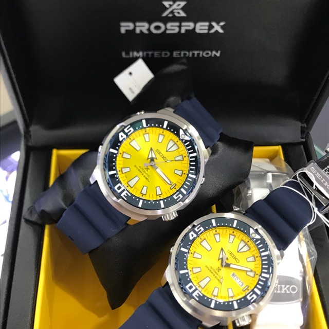 SEIKO BABY TUNA DIVERS 200M YELLOW BUTTERFLY FISH SRPD15K1 / SRPD15K /  SRPD15 | Shopee Malaysia