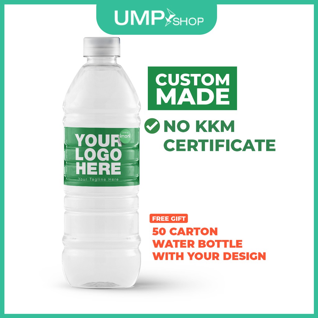 Air Botol Custom Imani Oem Drinking Water Air Minuman Jenama Sendiri Shopee Malaysia