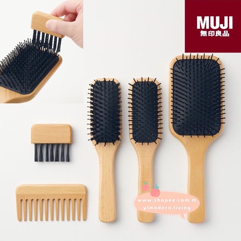 Muji Hair Comb Hair Brush Hair Care Scalp Comb Sikat Rambut Shopee Malaysia