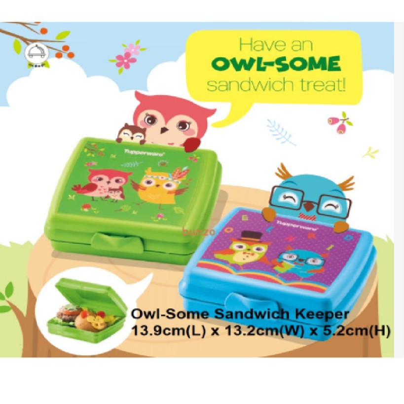 Tupperware: Owl-Some Sandwich Keeper (2) / (1)