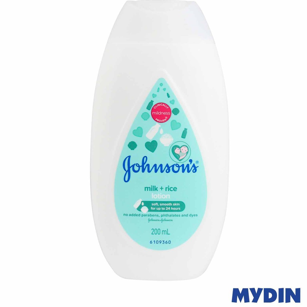 Johnson's Baby Lotion Milk Rice (200ml) Shopee Malaysia