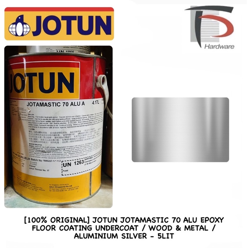[100 ORIGINAL] JOTUN JOTAMASTIC 70 ALU EPOXY FLOOR COATING UNDERCOAT