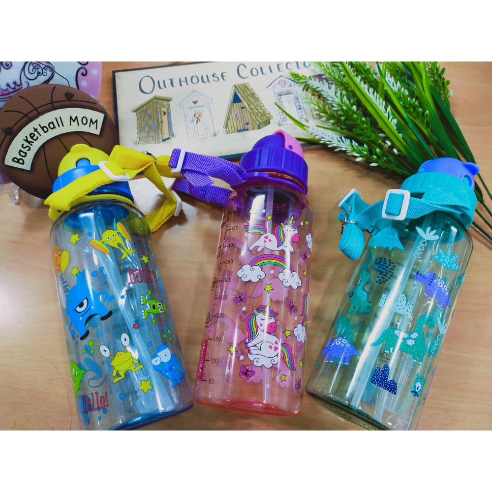 AUTUMNZ 650ML Straw Water Bottle Kids Bottle Kids Water AUTUMNZ 650ML Straw Water Bottle Kids Bottle Kids Water