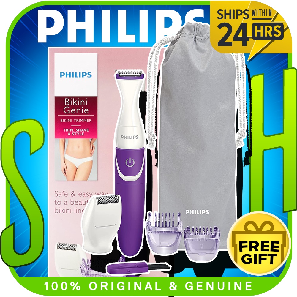 Philips Beauty BikiniGenie BRT383/50 Women Bikini Trimmer Cordless ...