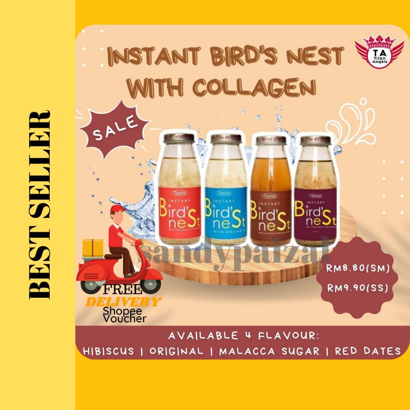 Instant Bird Nest Drink Annona IBN 20% birdnest collagen drink 175ml pati sarang burung walet