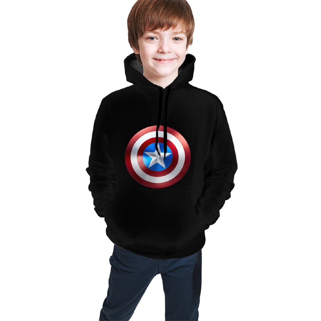 boys captain america sweatshirt