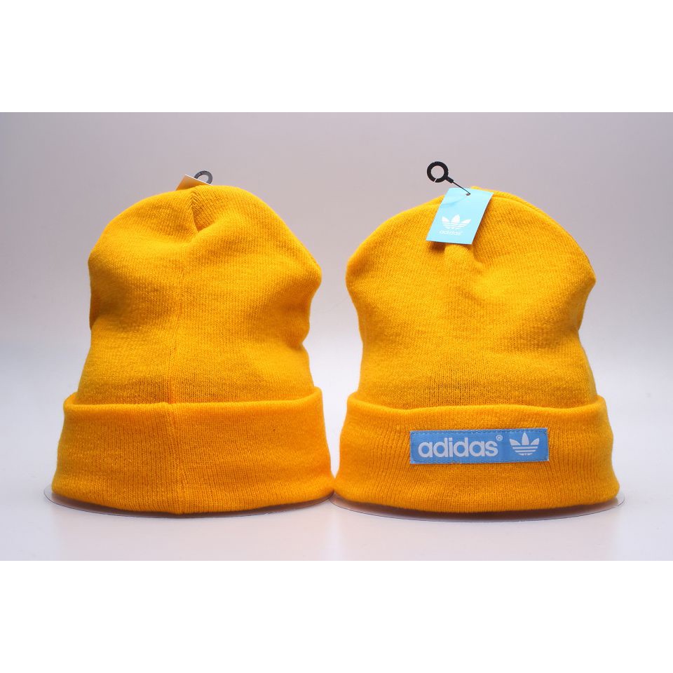 adidas beanie yellow