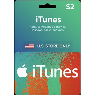 Apple iTunes Gift Card USD 2 (Only Code) Fast deal!!!