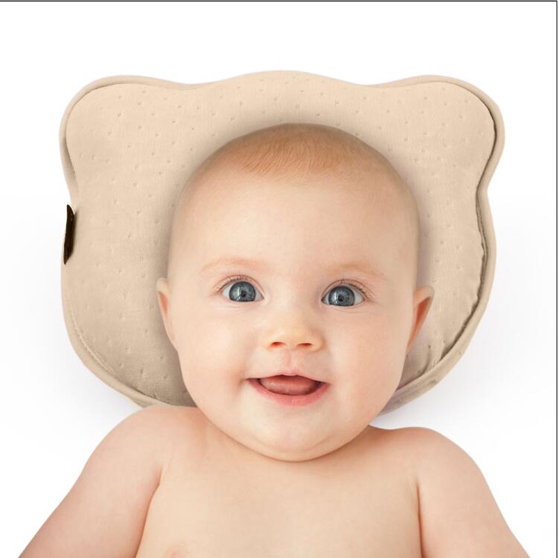 Baby Head Shaped Memory Foam Pillow Preventing Flat Head Syndrome