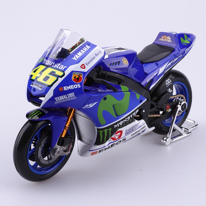 Ready Stock Maisto 1 10 2016 Yamaha 46 Motogp Diecast Motor Model Shopee Malaysia