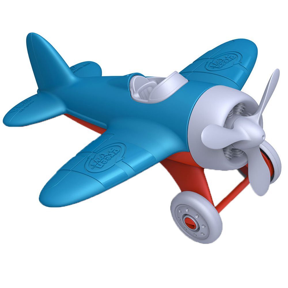 [Preorder] Green Toys Airplane, Blue (Made in USA)