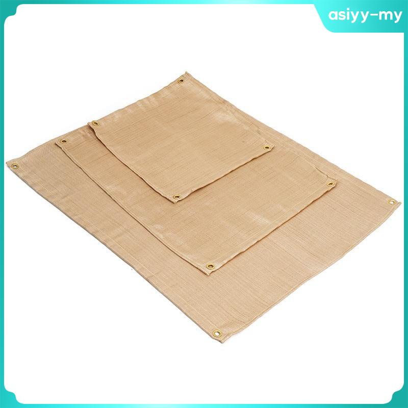 [ Heavy-Duty Fiberglass Fire Retardant Blanket Small Fireproof Thermal Resistant Insulation