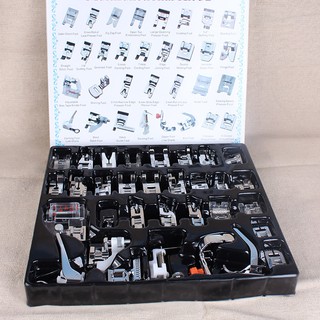 32 PCS Domestic Sewing Machine Foot Feet Snap On For Brother Singer Set