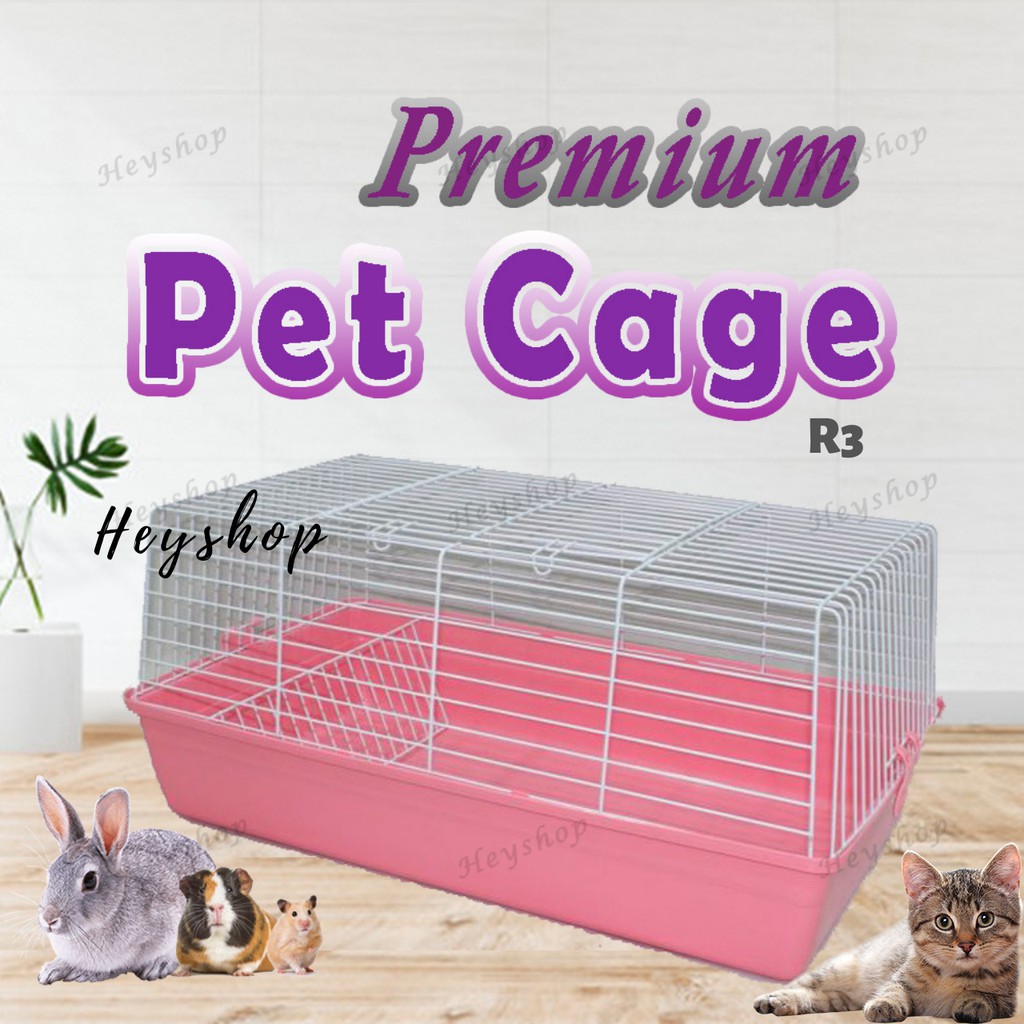 Rabbit Cage XXL Premium (Open top) Chinchilla Guinea Pig Small Animal Cat Dog Crate / Sangkar