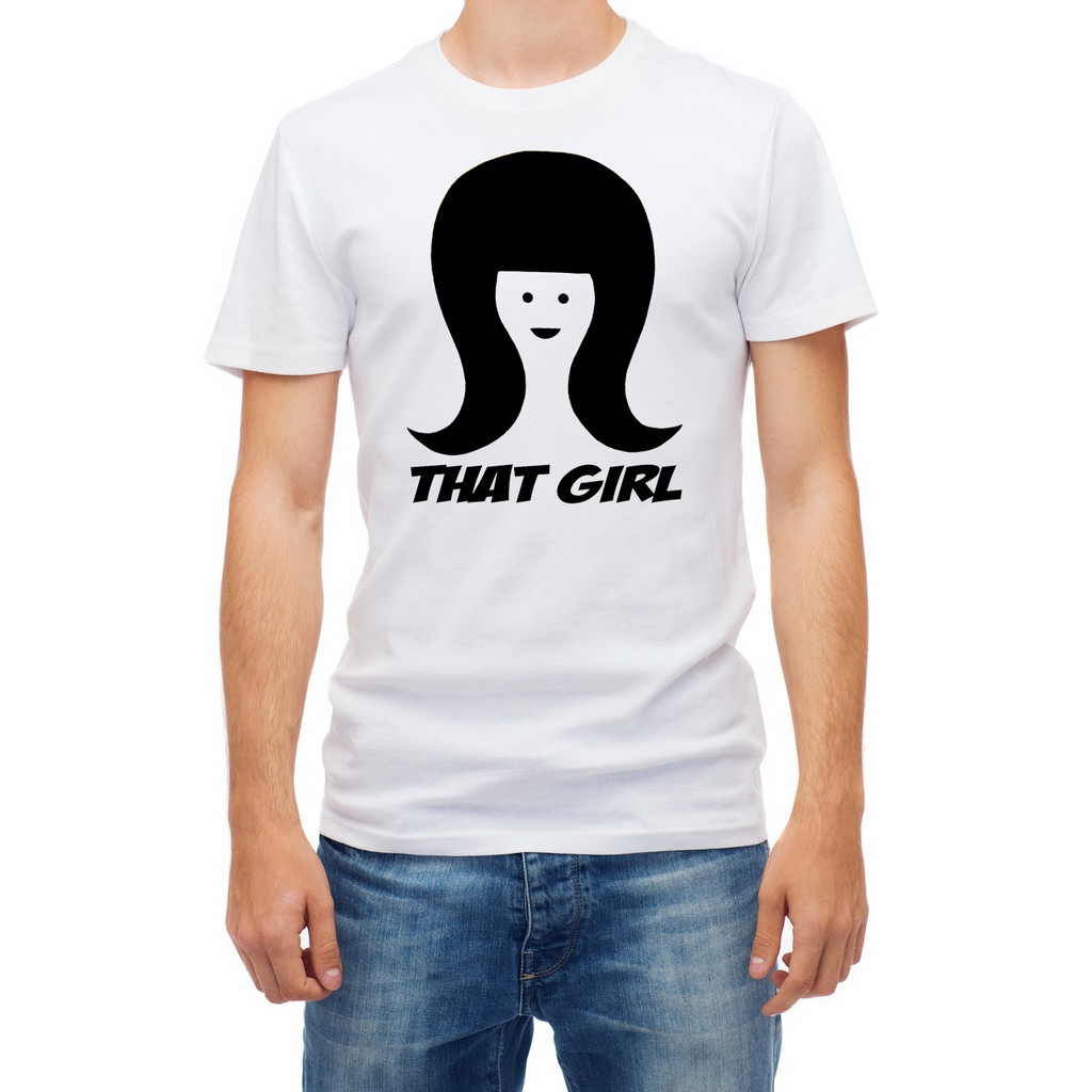 girl wearing men's t shirt