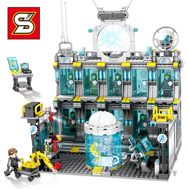 lego iron man base