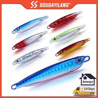 Sougayilang 10g/20g/40g Laser Jigging Lead 3D Eyes Metal Jig Slow Jigging/Trolling Metal Spoon Fishing Lure Pancing