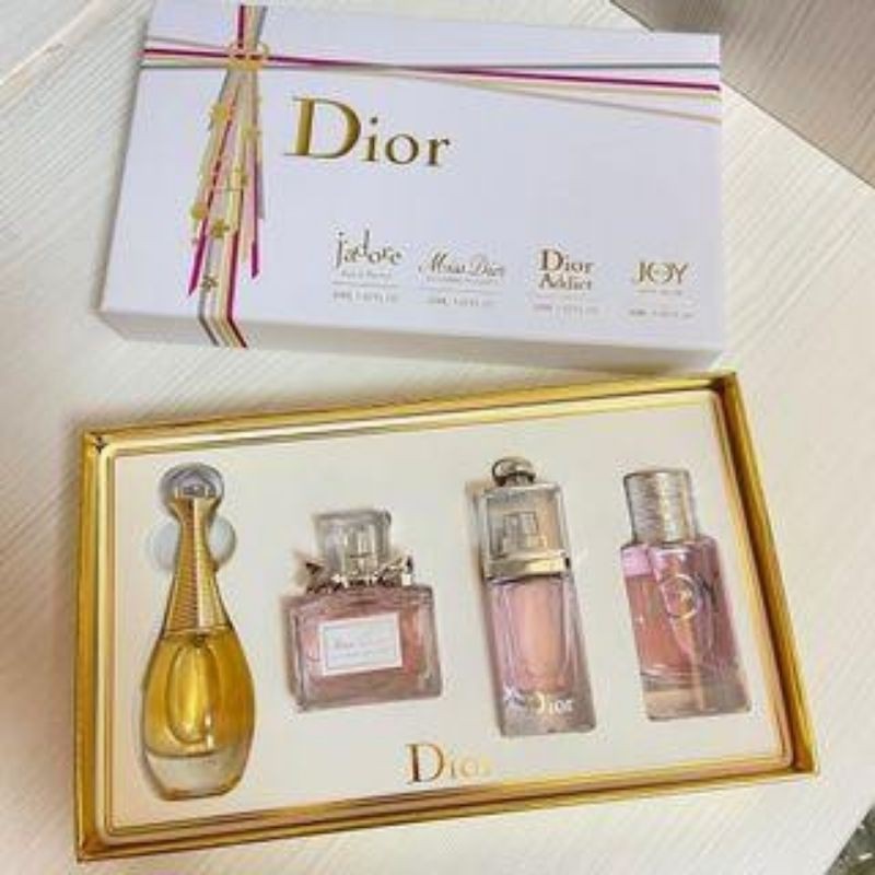 New Limited Edition D!or Miniature Perfume Gift 4 in1 Set 4*30ml Minyak ...