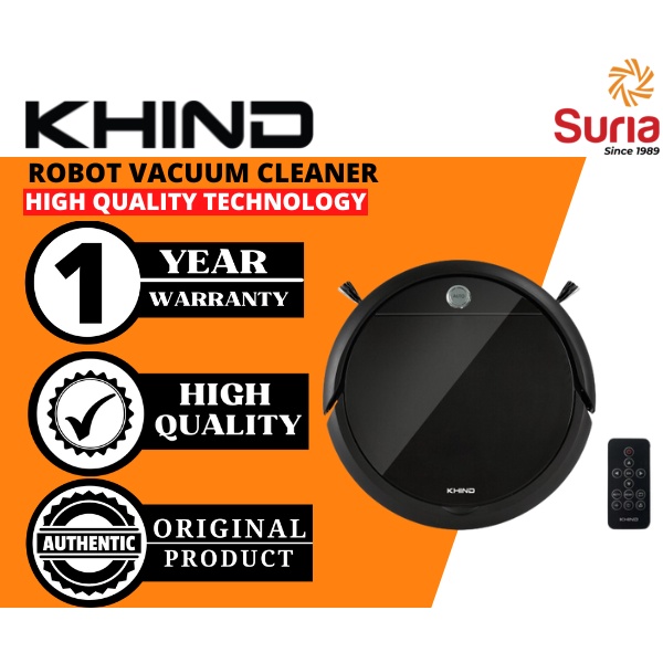(Ready Stock) Khind 2in1 Robotic Vacuum Cleaner & Mop Function VC9X6A