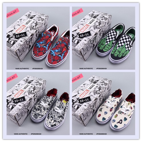 12 colors VANS AUTHENTIC Low tops Anime theme canvas shoes | Shopee Malaysia