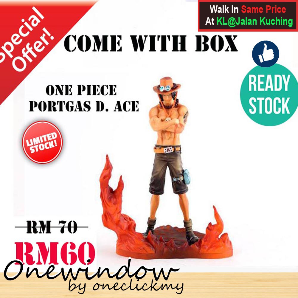 [ READY STOCK ]In Malaysia One Piece Portgas D. Ace Miniature Toy