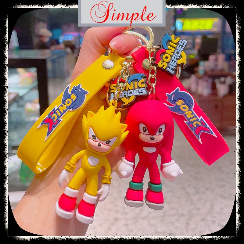 Sonic Mouse Sonic Key Chain Cartoon Doll Sonic Key Pendant Cute Small