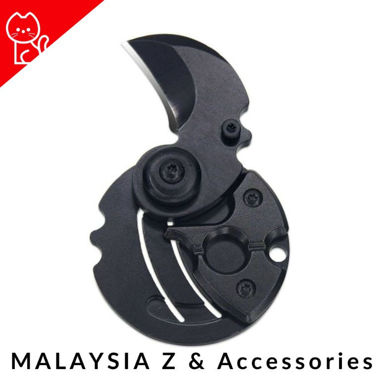 Pocket Mini EDC Coinshape Folding Travel Safety Keychain Knife