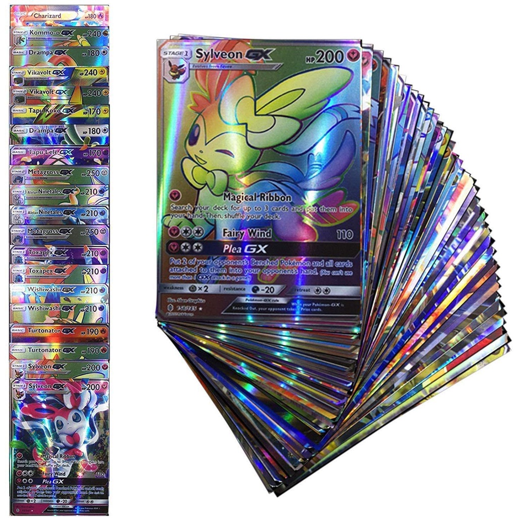 Versatile Quality Customized 100 Pcs Pokemon Cards VMAX MEGA GX EX Reliable Have