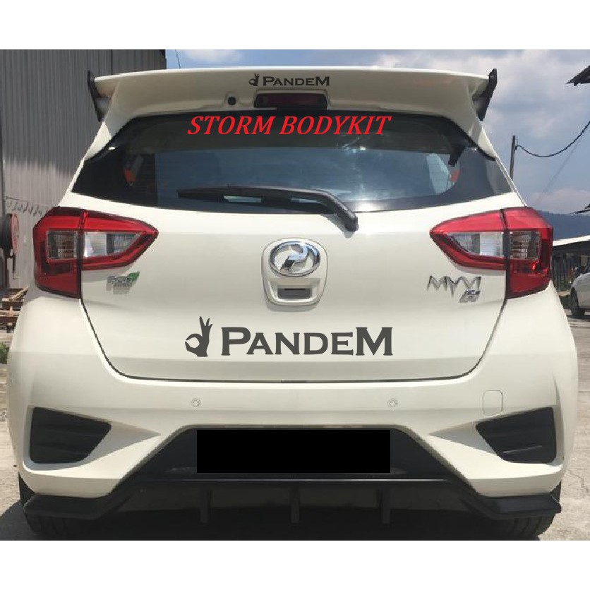 MYVI YR' 17 - 20 ( ROCKET BUNNY PANDEM STYLE - 3 PCS ) SPOILER WITH 2K ...