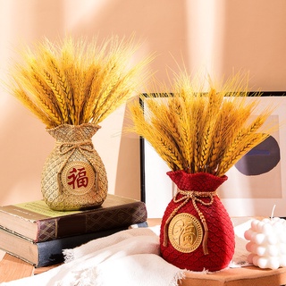 [IN STOCK] 春節裝飾 Chinese feng shui money bag vase Resin flower pot  for home/office/wedding decoration 2022 New Year Spring Festival Lantern festival decoration