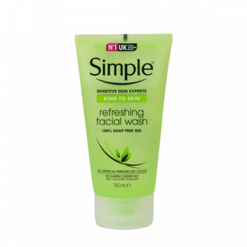 Simple Refreshing Facial Wash Gel (150ml) Shopee Malaysia