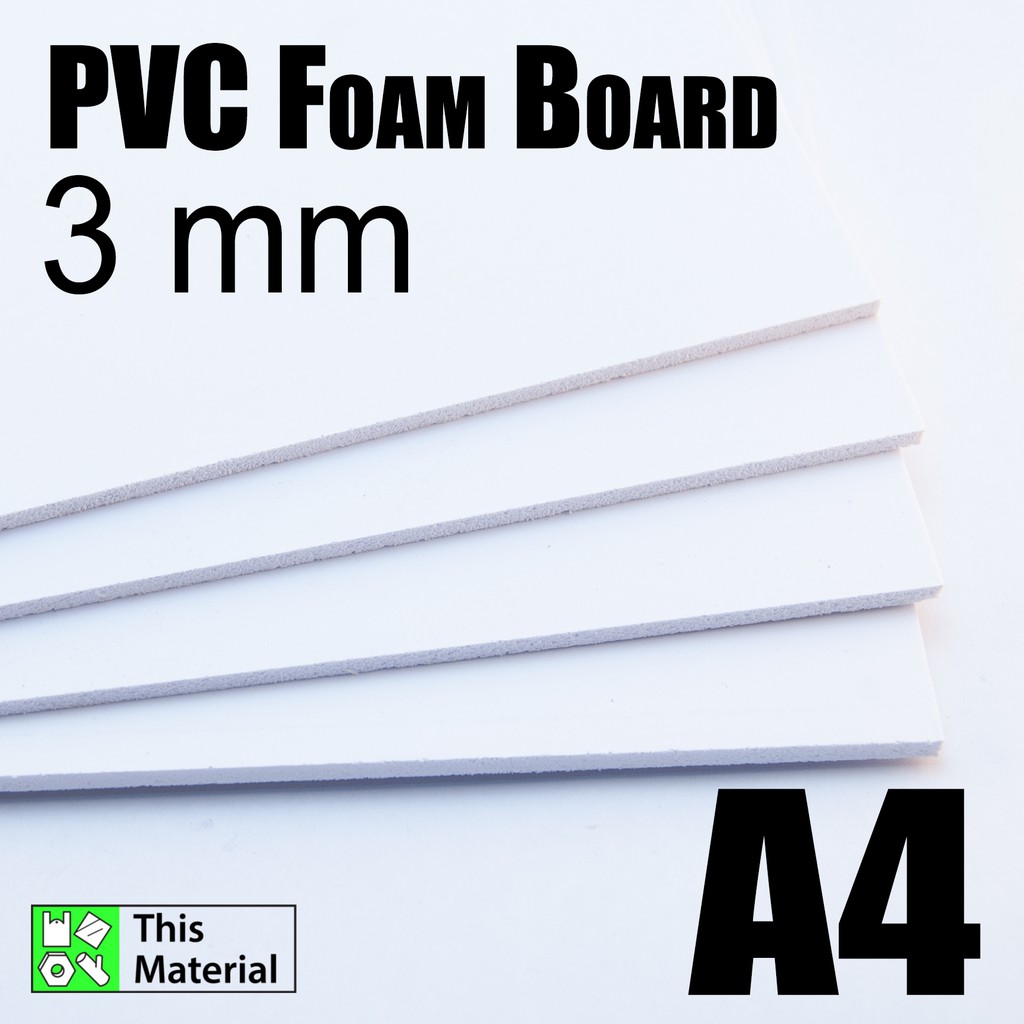 3 mm A4 PVC Foam Board Foamex Sheet Model Plate Material for Building ...