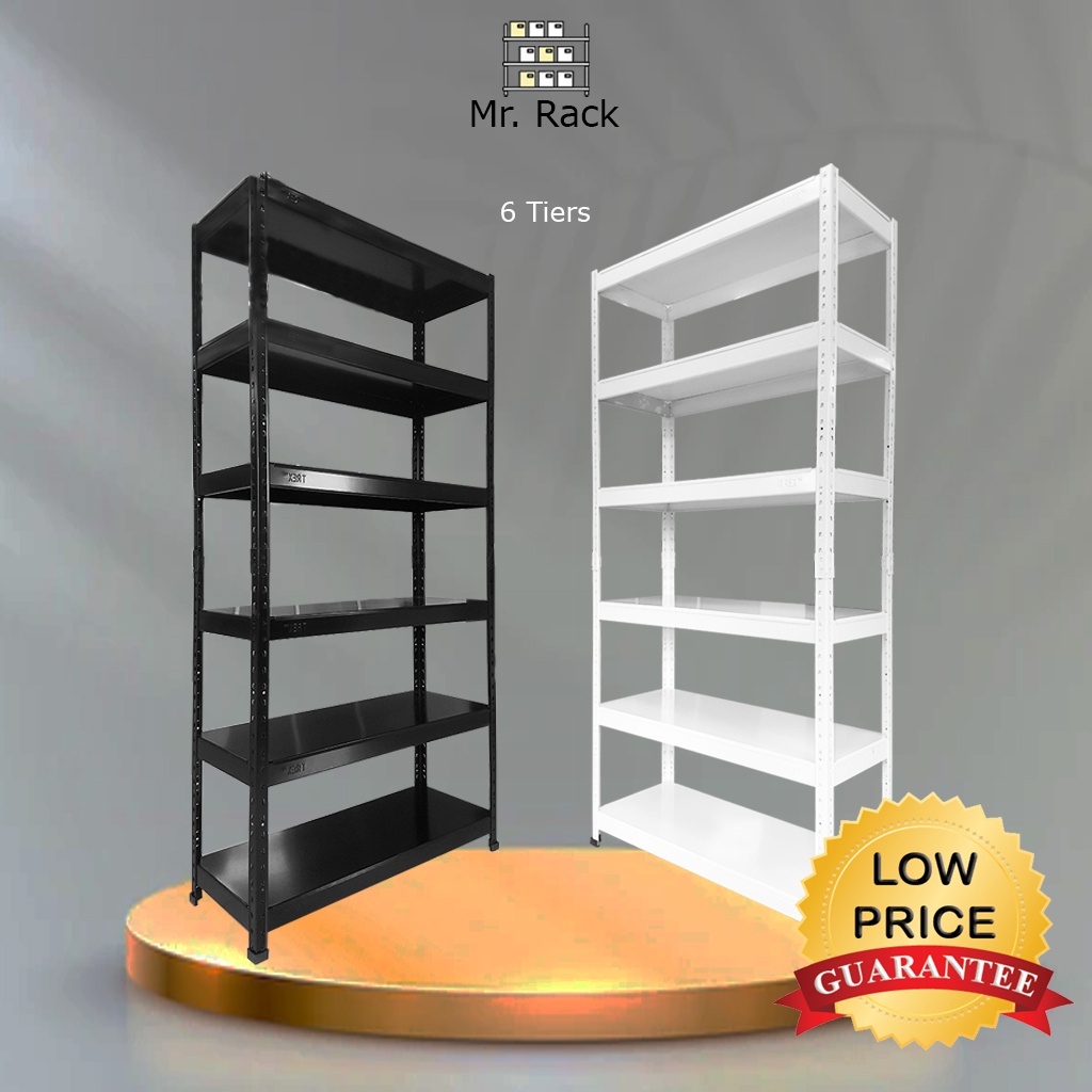 Mr. Rack ST136 6 Tiers Full Metal Boltless Storage Rack Steel Store