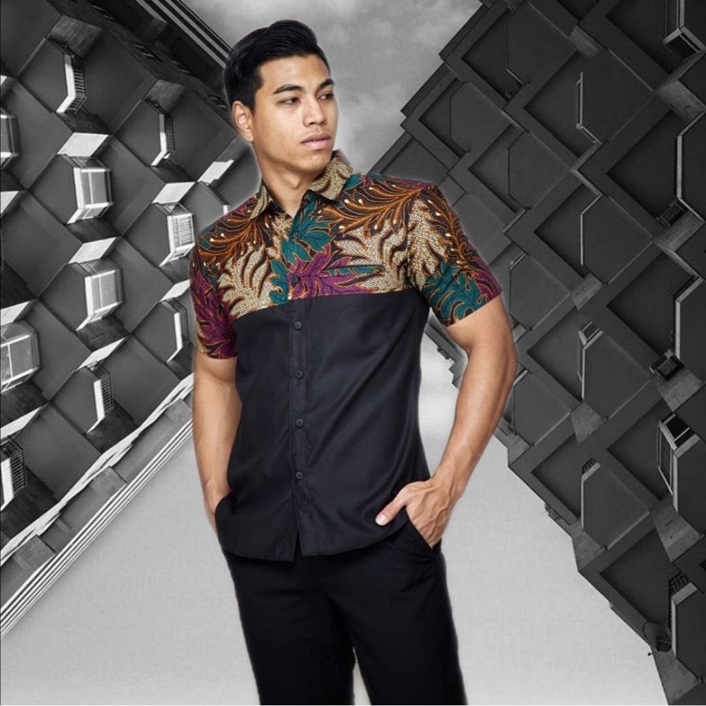 baju batik lelaki moden malaysia