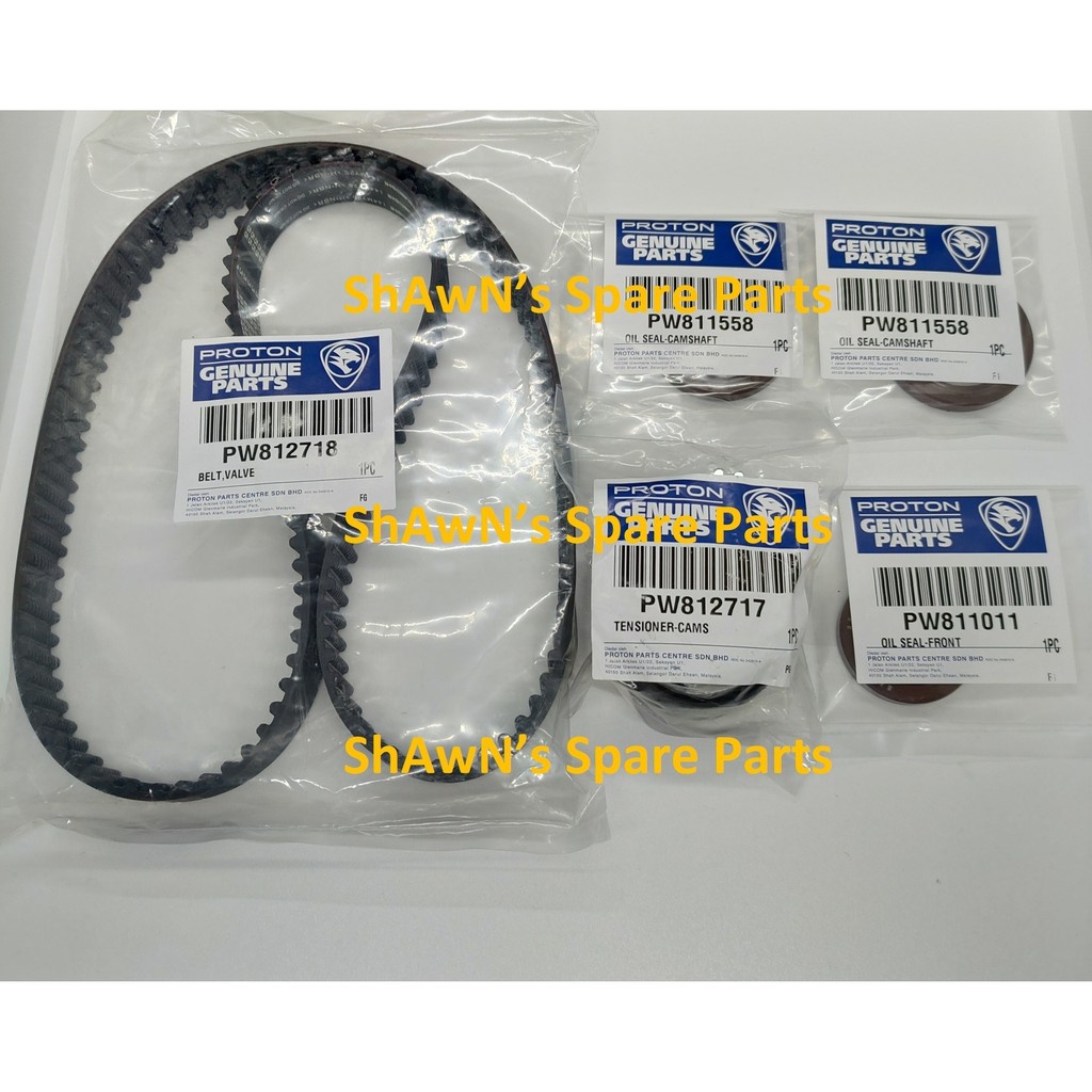 ORIGINAL Timing Belt Kit Set Proton Saga FLX / Iriz / Exora Bold / Preve / Suprima S / Saga VVT
