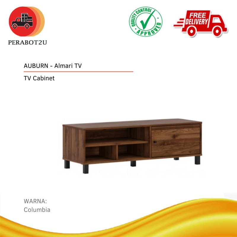 Hl 333005 Auburn Almari Tv Rak Tv Meja Tv Tv Cabinet Tv Rack Storage Cabinet Shopee Malaysia