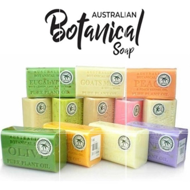 Australian Botanical Soap 100% Organic Natural Bar Soap with Pure Plant ...