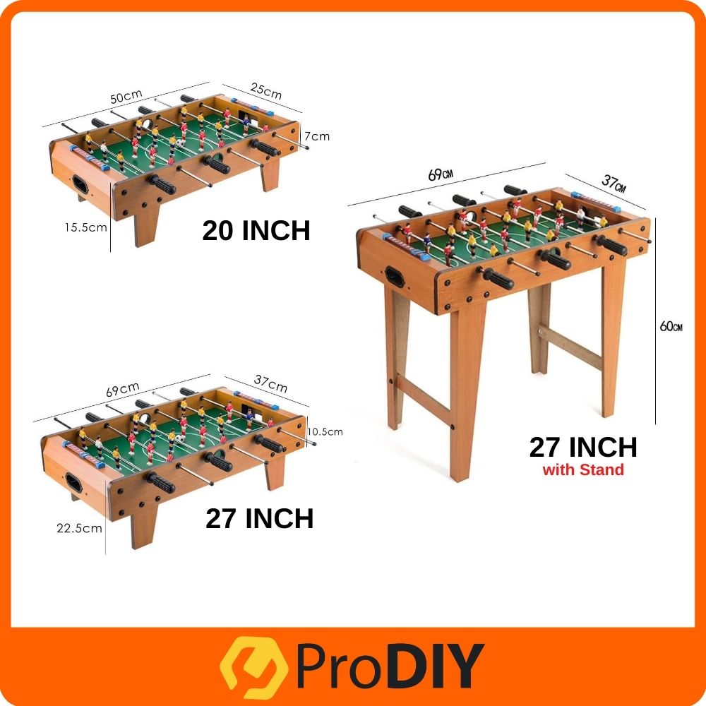 27 Inch Wooden Table Football Game With Stand Foosball Soccer Table Game  Arcade Room Playfield Indoor Sports | Shopee Malaysia