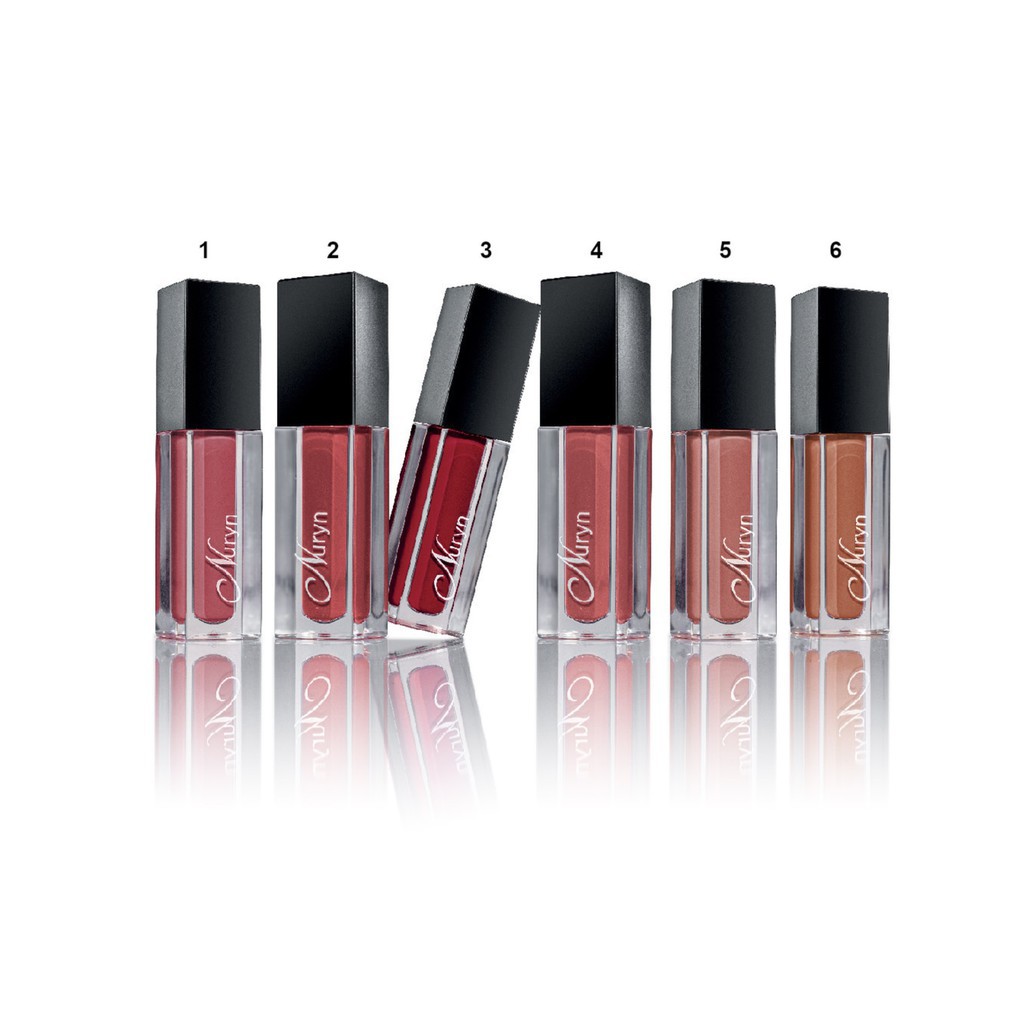Tupperware Nuryn Matte About You Liquid Lipstick 4ml - Posh Pink / Vibrant Nude / Daring Red / Rebel Rose / Merry Mauve