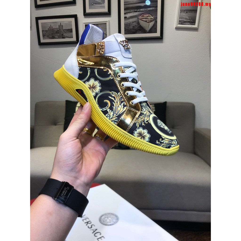 versace men's running shoes