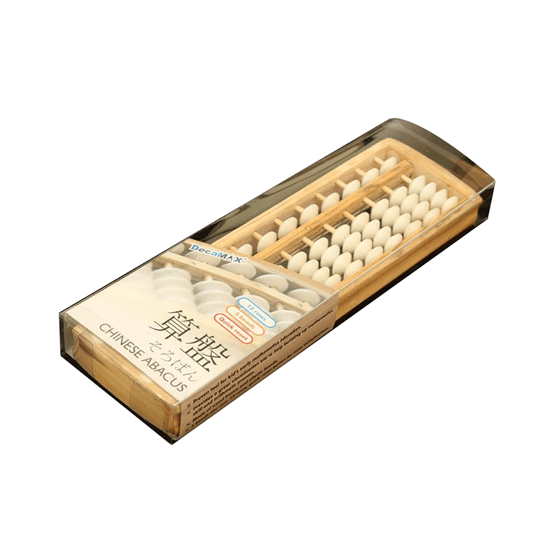 Decamax Chinese Abacus Sempoa With Reset Button Butang Reset Abakus