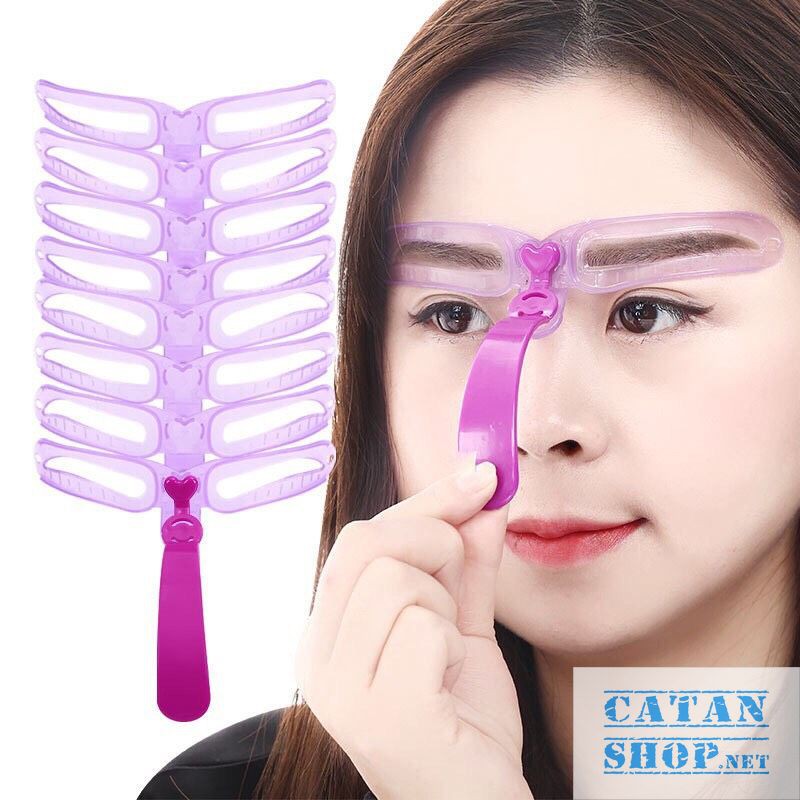 Handheld eyebrow frame, Makeup tools set of 4 or 8 super pretty designs, Eyebrow shaping mold-CMCamTay
