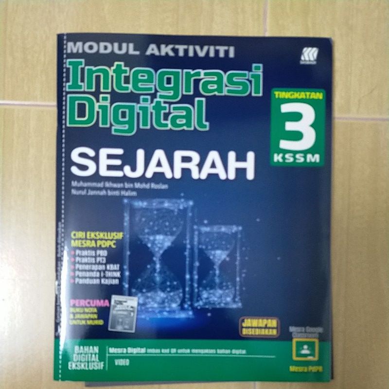 Modul Aktiviti Integrasi Digital Sejarah Tingkatan 3 Kssm Sasbadi Shopee Malaysia