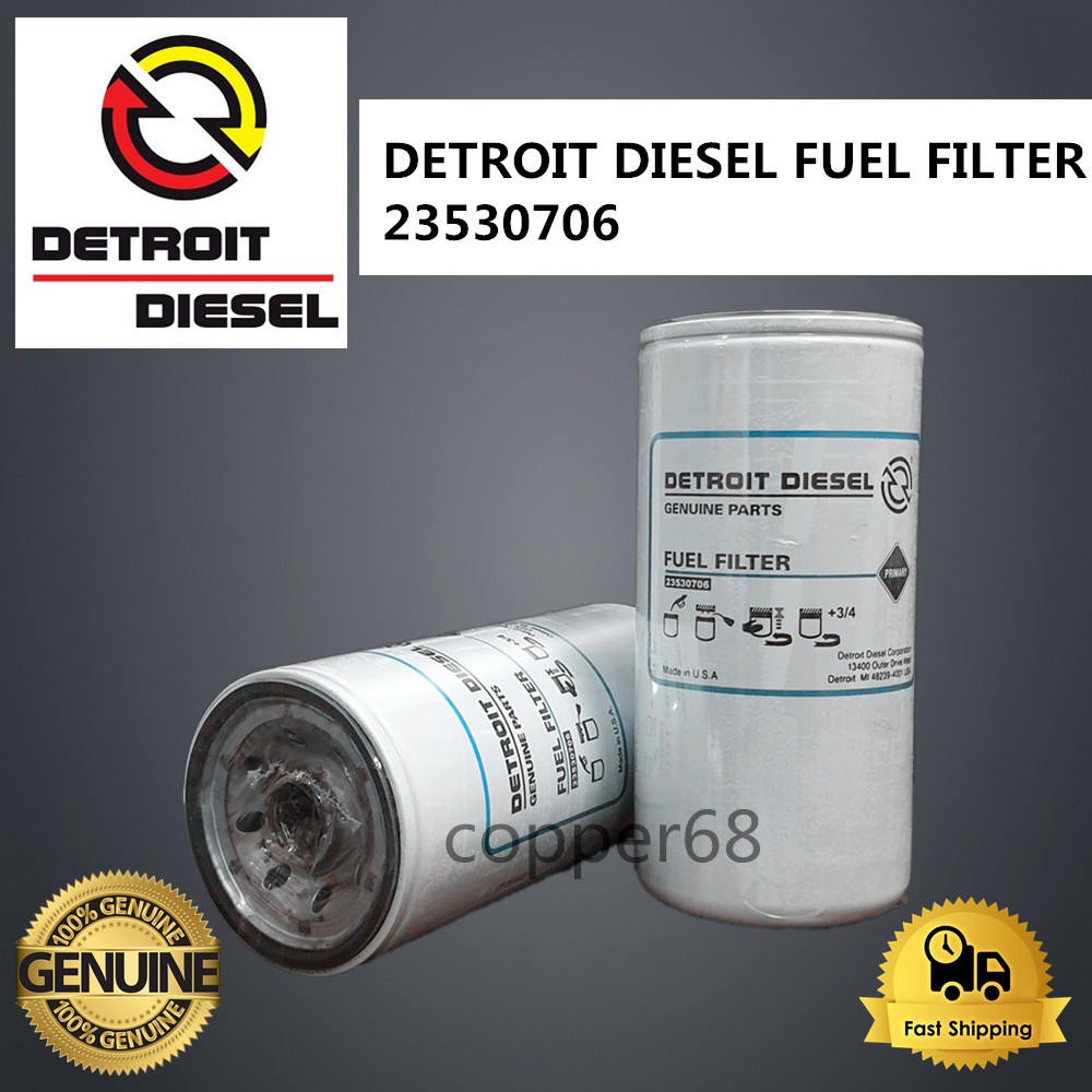 Genuine Detroit Diesel Primary Fuel Filter 23530706 Car & Truck Parts