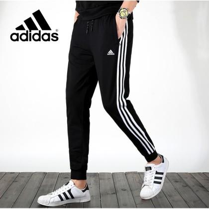 men's outfits with adidas pants