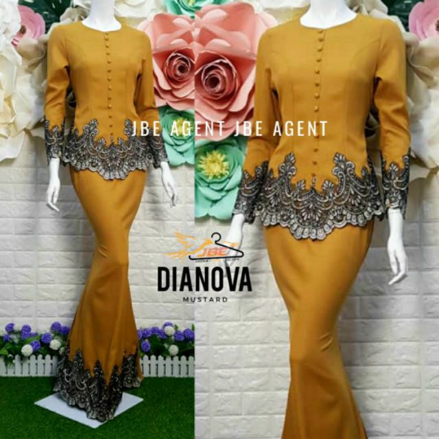 Dianova Baju  kurung  moden  Baju  murah  Baju  raya Kebaya  