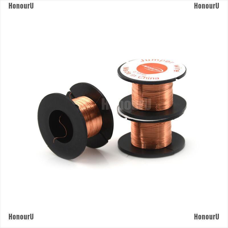 3 Roll Magnet Wire AWG Gauge Enameled Copper Coil Winding 0.1mm   R 