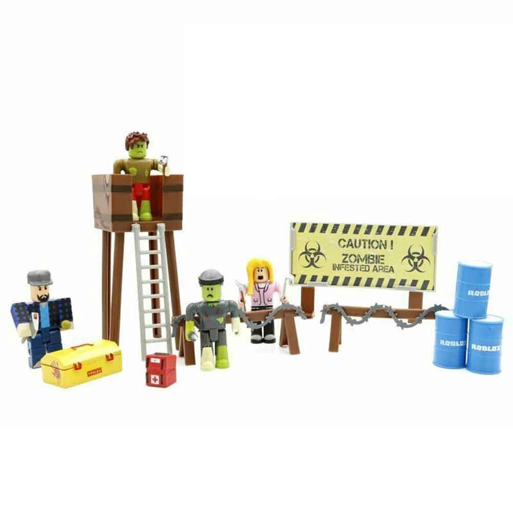 Tv Movie Video Games Roblox Zombie Attack Action Figures Playset 21pcs Toy Birthday Gift Set New Toys Hobbies - collar de cruz roblox